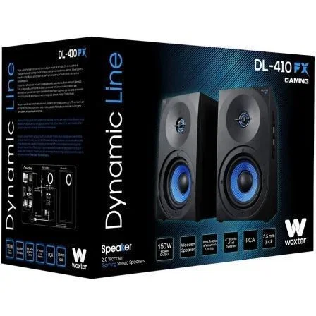 Woxter Dynamic Line DL-410 FX Altavoces 2.0 150 W para Gaming y Multimedia